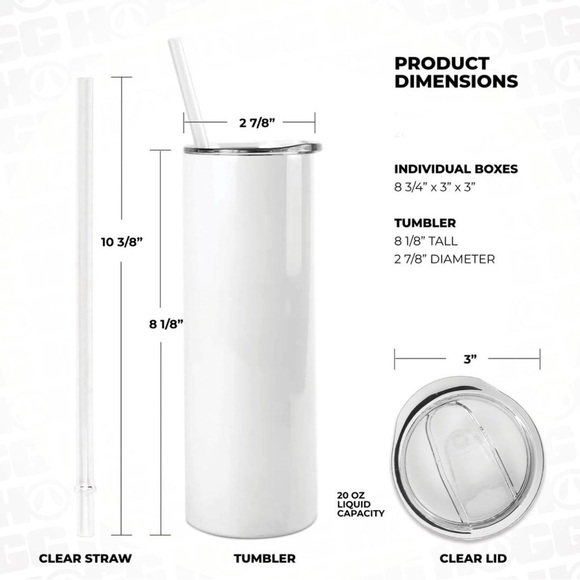 20 oz Personalized Tumbler - Picture 2 of 3